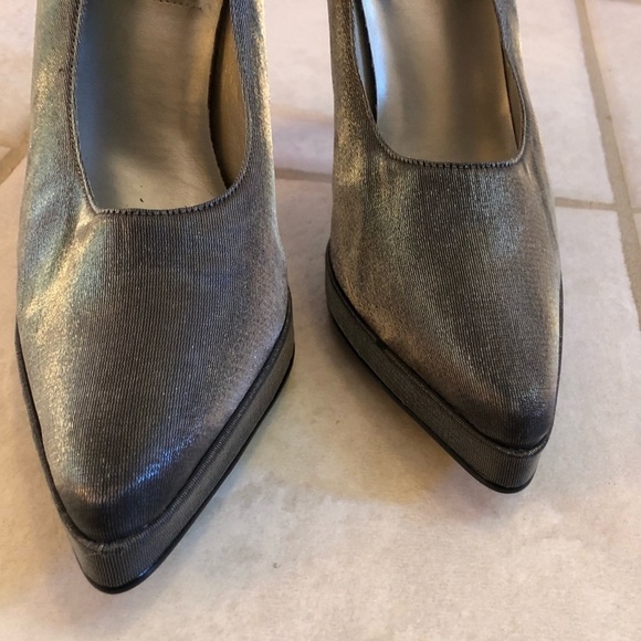 Vintage Anne Michell pointy toe platform heels 8.5 - Picture 8 of 14